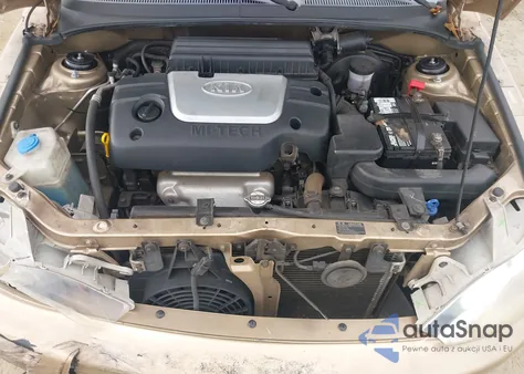 2001 Kia Rio z USA, uszkodzony, nr VIN KNADC123X16014652